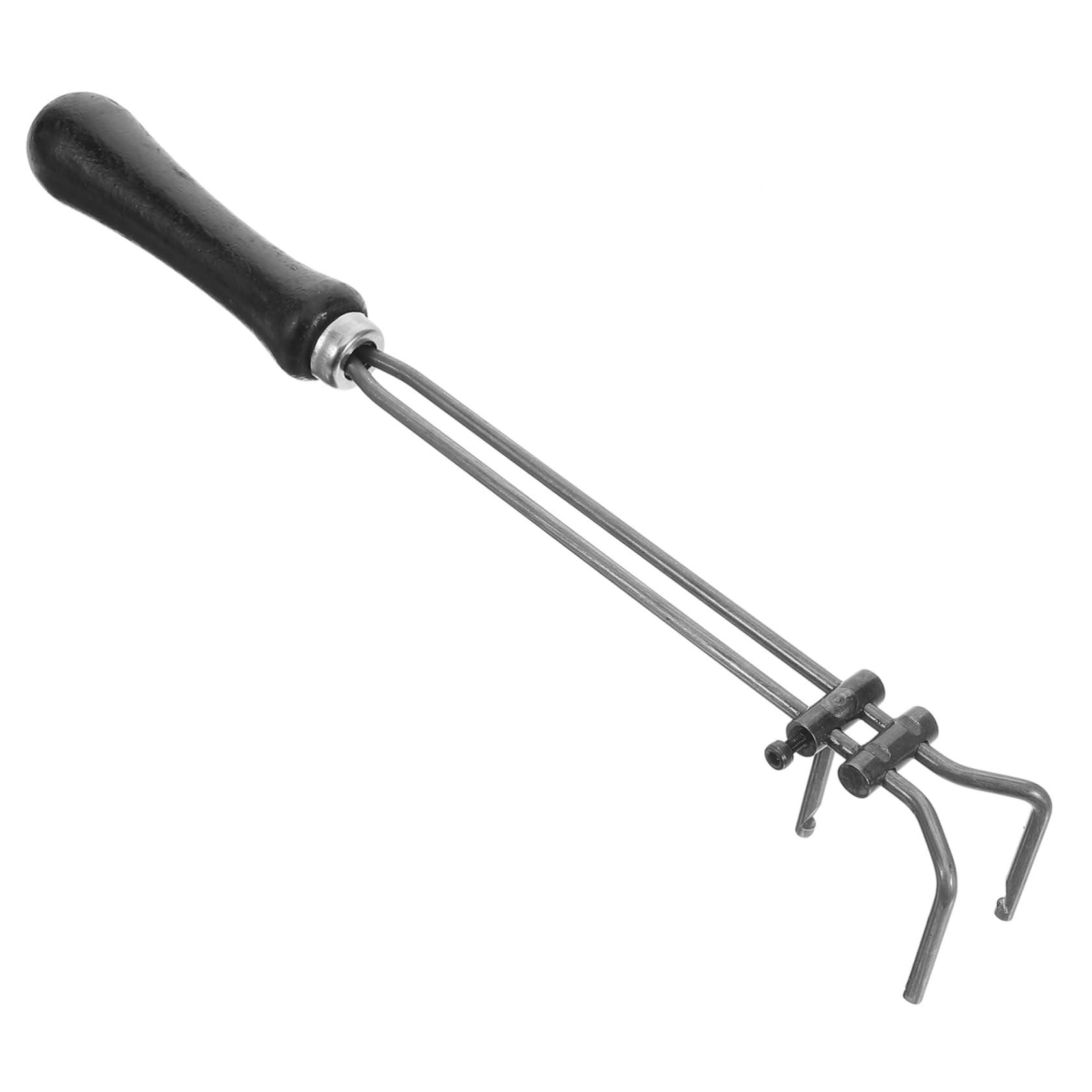 Lurrose 3pezzi Crucible Tong Metal Clamp per Fusione di Metalli Pinze Carbonio per Ottimale Controllo Strumento per Esperimenti Scientifici e Fonderie Resistente e Durevole