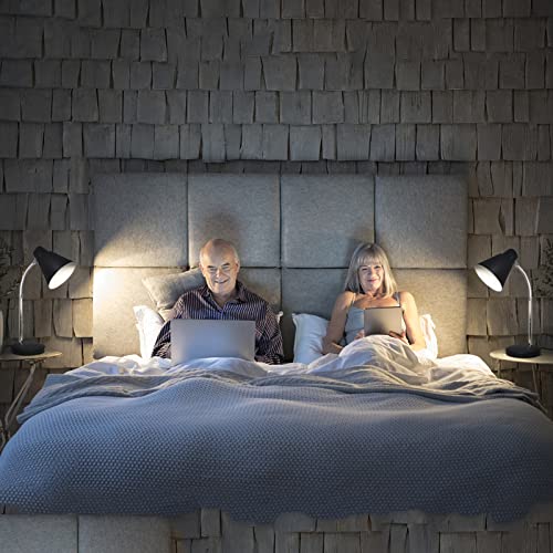 Hdtime Metal Desk Lamp, Eye-Caring Table Lamp, 360° Flexible Gooseneck Study Lamps For Bedroom Office #TOP1