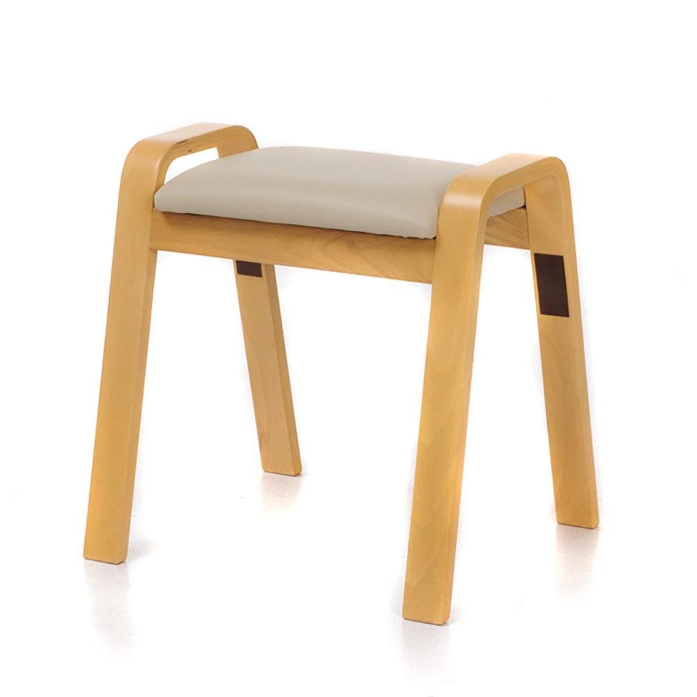 Tabouret à Chaussures à Langer en Bois Massif Stable et Compact