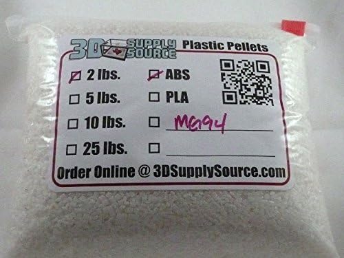 Sabic Cycolac MG94 ABS Pellets, Natural (2 lbs)