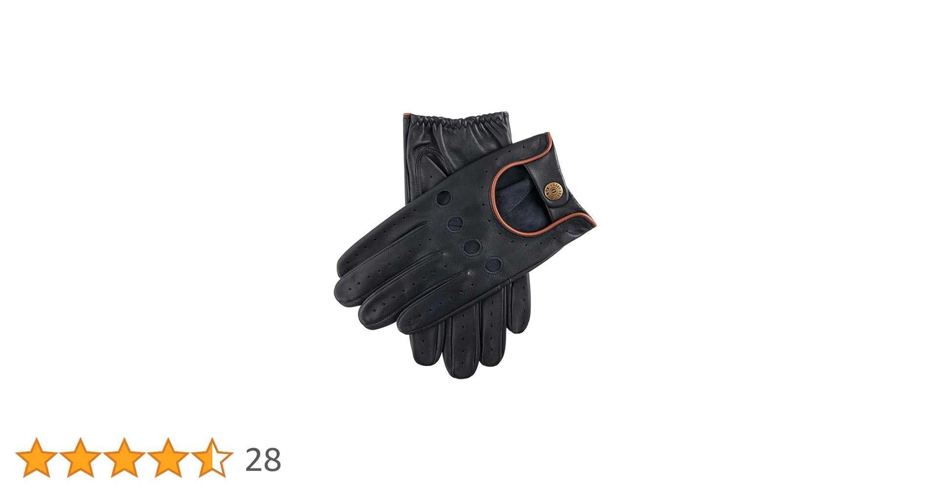 黒レザー ドライビンググローブ パンチングデザイン　新品・未使用 RIDEZブランドが本格レーシングデザイングローブを発売