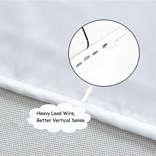 Vis'v Shower Curtain, Modern Striped Shower Curtain Fabric Shower Curtain Water Resistant With 12 Hooks For Bathroom Standard Size 72 X 72 Inch - Black And White #TOP4
