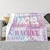 Corissy Ships Next Day, Personalized Blankets and Throws Custom Blanket with Name Customized Flannel Blanket for Kids Christmas Blanket Gifts for Teen Girls Boys #1