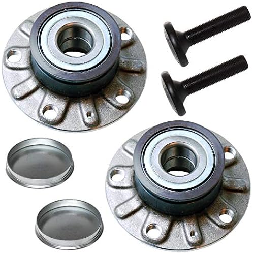 AUQDD 512336 x2 (for FWD,30mm Bearing) Rear Wheel Hub and Bearing Assembly Compatible with 06-13 Au-di A3 /15-20 VW e-Golf,10-21 Golf,06-21 GTI,19-21 Jetta,06-09 Rabbit # 1K0598611