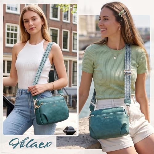 Image of Crossbody Bag for Women Vegan Leather Handbag Purse Anti Theft RFID