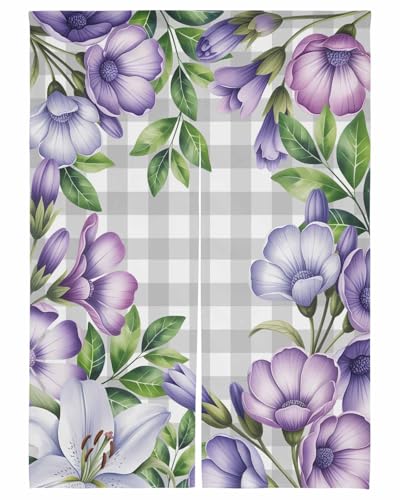 Ɣ̉ ̂ t̐A ΂̗t ʉ O[ `FbN  ډB UV gJ[e k d؂ a Lb` rO o  Ԏd؂ Q 75×120cm