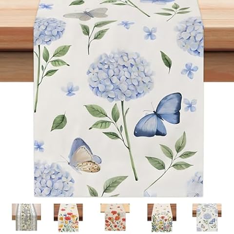 LHLZNB Summer Yellow Lemon Table Runner Cover