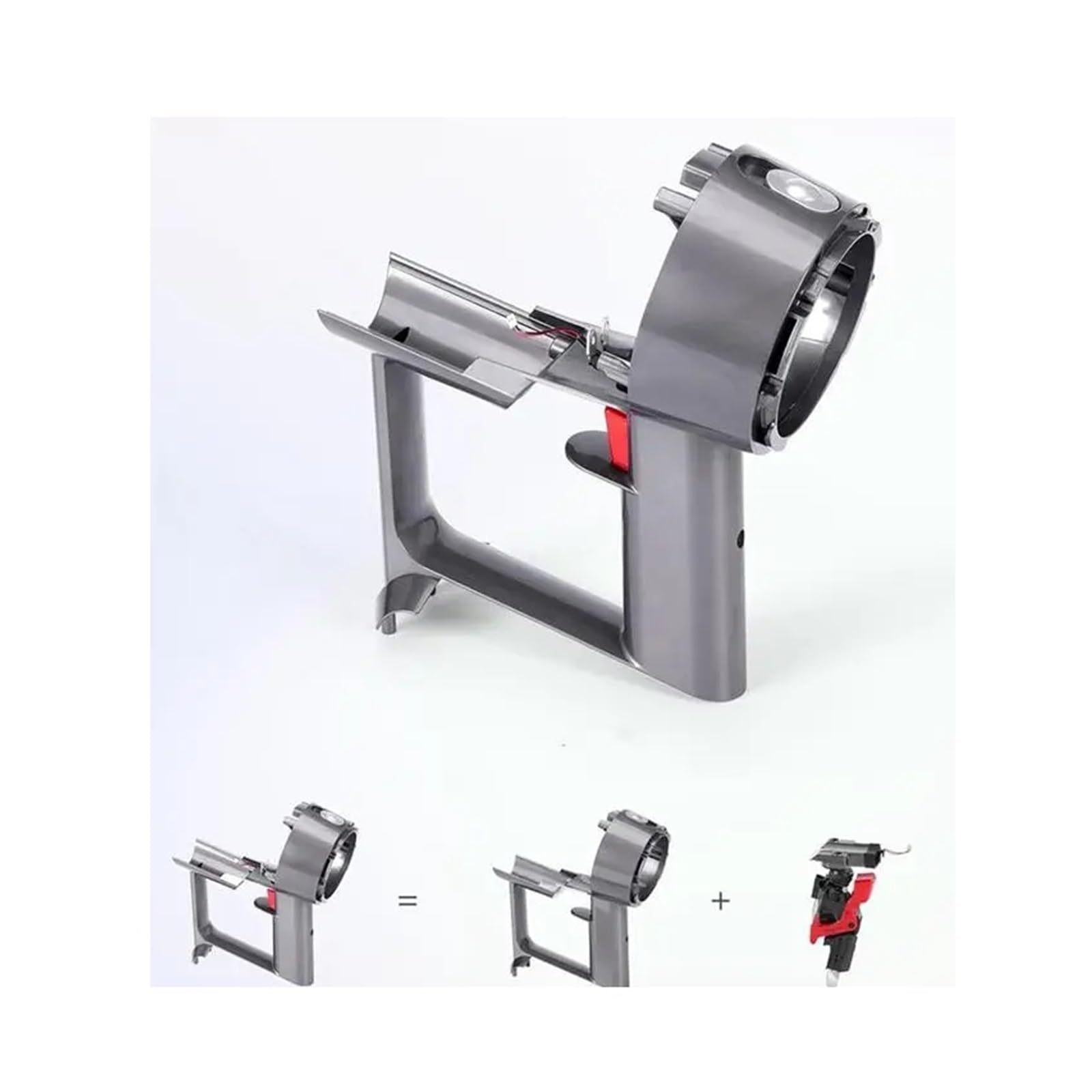 Conjunto del Cuerpo Principal,Compatible con Dyson,V10 SV12 Aspiradora Conjunto del Cuerpo Principal Conjunto de Servicio Pieza de la Carcasa