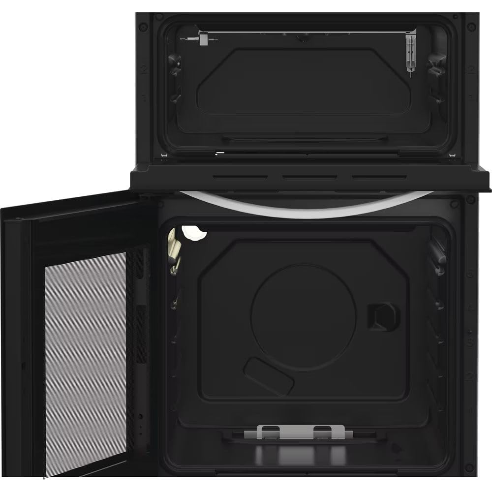 Indesit ITG5GMW 50cm Gas Twin Cavity Cooker – White – A+ Rated, 54L Main Oven, Separate Grill — view 5