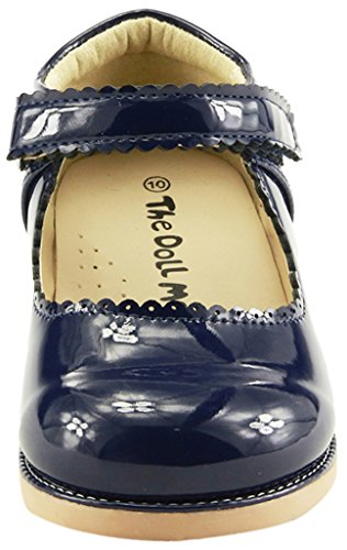 The Doll Maker Red Patent Mary Jane Glitter Ballet Flat for Girls2