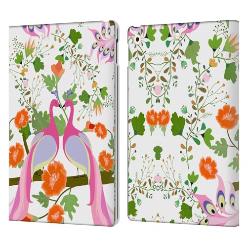Housse en cuir iPad 10.2 finition soignée motif Haroulita oiseaux protection chic