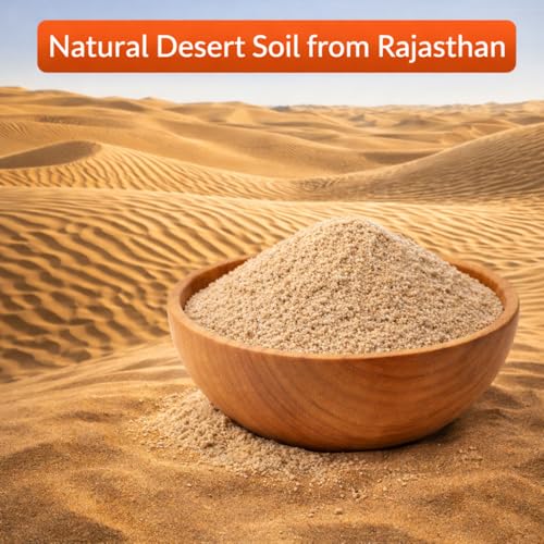 Image of Sand Soil for Havan Kund | 100% Pure Natural Desert Sand from Rajasthan | Dry Balu Mitti for Yagya & Puja Rituals | Sacred Havan Samagri (3600g)