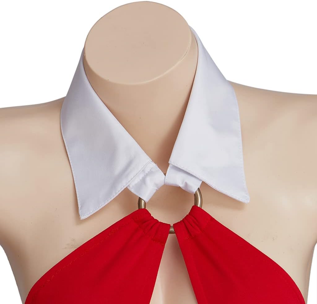 MelangCos Women's Vampirella Cosplay One Piece Bikini Suit Sexy Halloween Vampire Costume