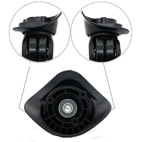 Super Ma Couple Of Mute Replacement Luggage Suitcase Wheels Multi-Size Swivel Wheels (W024) #TOP3