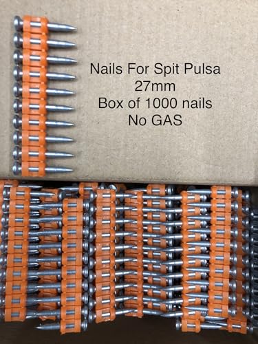 Image of 27mm Collated Nails for Spit Pulsa Nail Guns, Pack of 1000