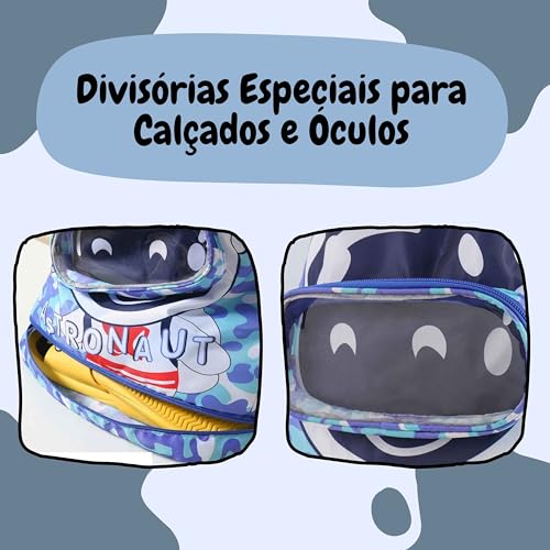 Mochila Infantil Impermeável Para Piscina, Natação, Praia E Passeio Super Prática e Resistente Com L