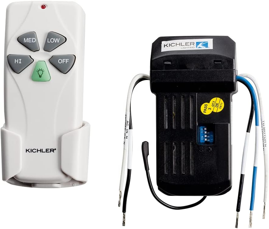 🛒 Crazy Deals Kichler 337001WH Accessory Universal Remote Control, White 70% Off Discount Kichler 337001WH Accessory Universal Remote Control, White