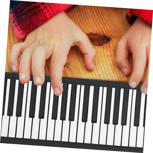 TOYANDONA 61 rouleau de piano Instrument de piano à 49 touches piano électronique portatif clavier usb piano portable piano à clavier en silicone instrument de musique Gel de silice Black - Les Beatles, Paul McCartney, John Lennon, RIngo Starr, George Harrison TOYANDONA 61 rouleau de piano Instrument de piano à 49 touches piano électronique portatif clavier usb piano portable piano à clavier en silicone instrument de musique Gel de silice Black – Image 8