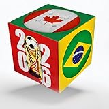 World 2026 Cup 3x3 Speed Cube, Theme Party Supplies for Sport, Soccer Party Decorations, Souvenir Football Sports Events