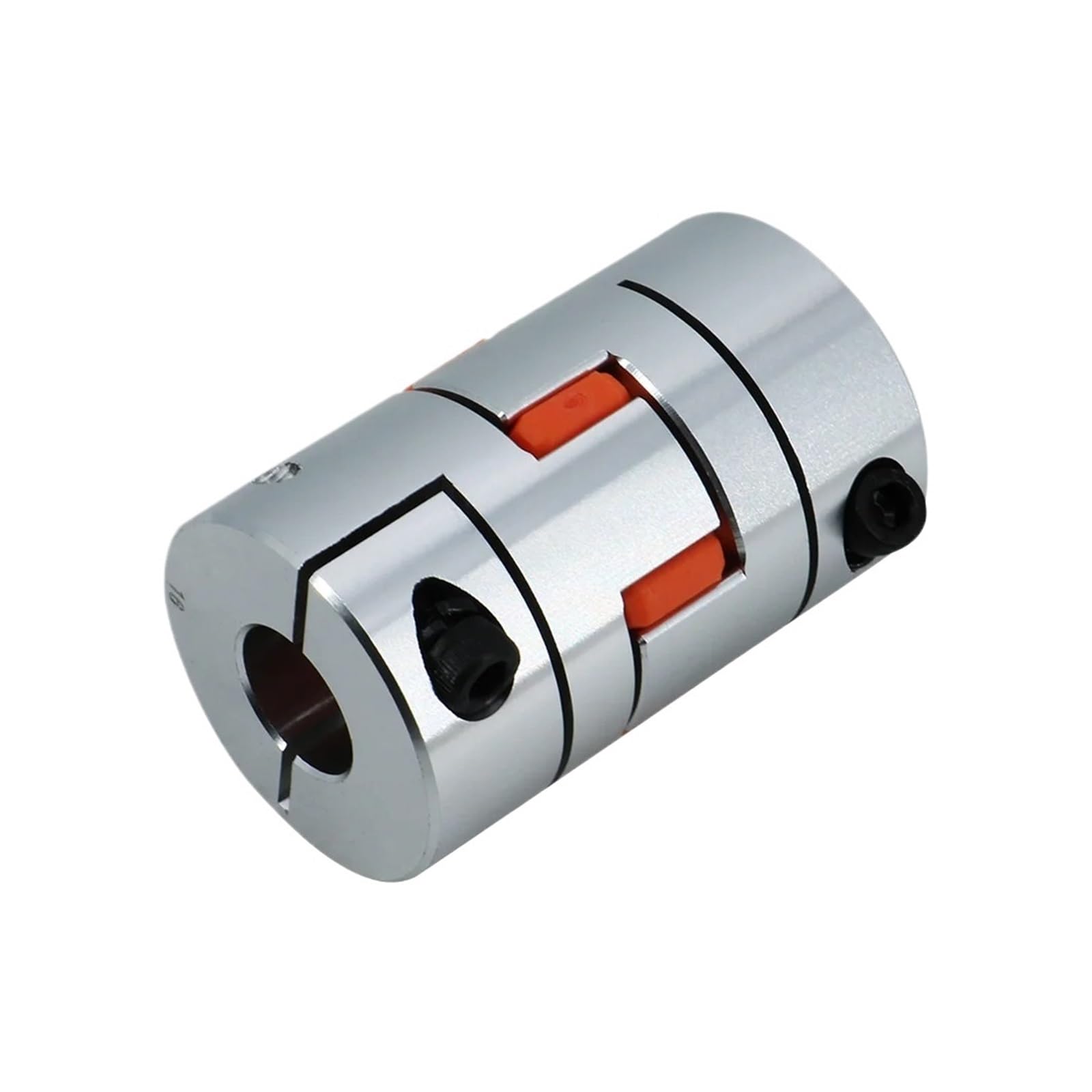 Wellenkupplung D65L90 Vier Backen Aluminium Plum Flexible Kupplung Motor Welle Stecker Innen Durchmesser 16-45mm for Große Kugelumlaufspindel Koppler Router(18mm to 18mm)
