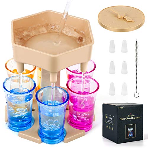 6 Schnapsglasspender und Halter, Six Ways Shot Dispenser Cover