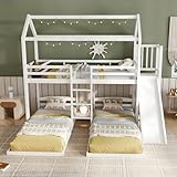 lit triple superposé cdiscount 【Espace de rangement pratique】 : Espace supplémentaire pour les jouets, pour une chambre bien rangée.
