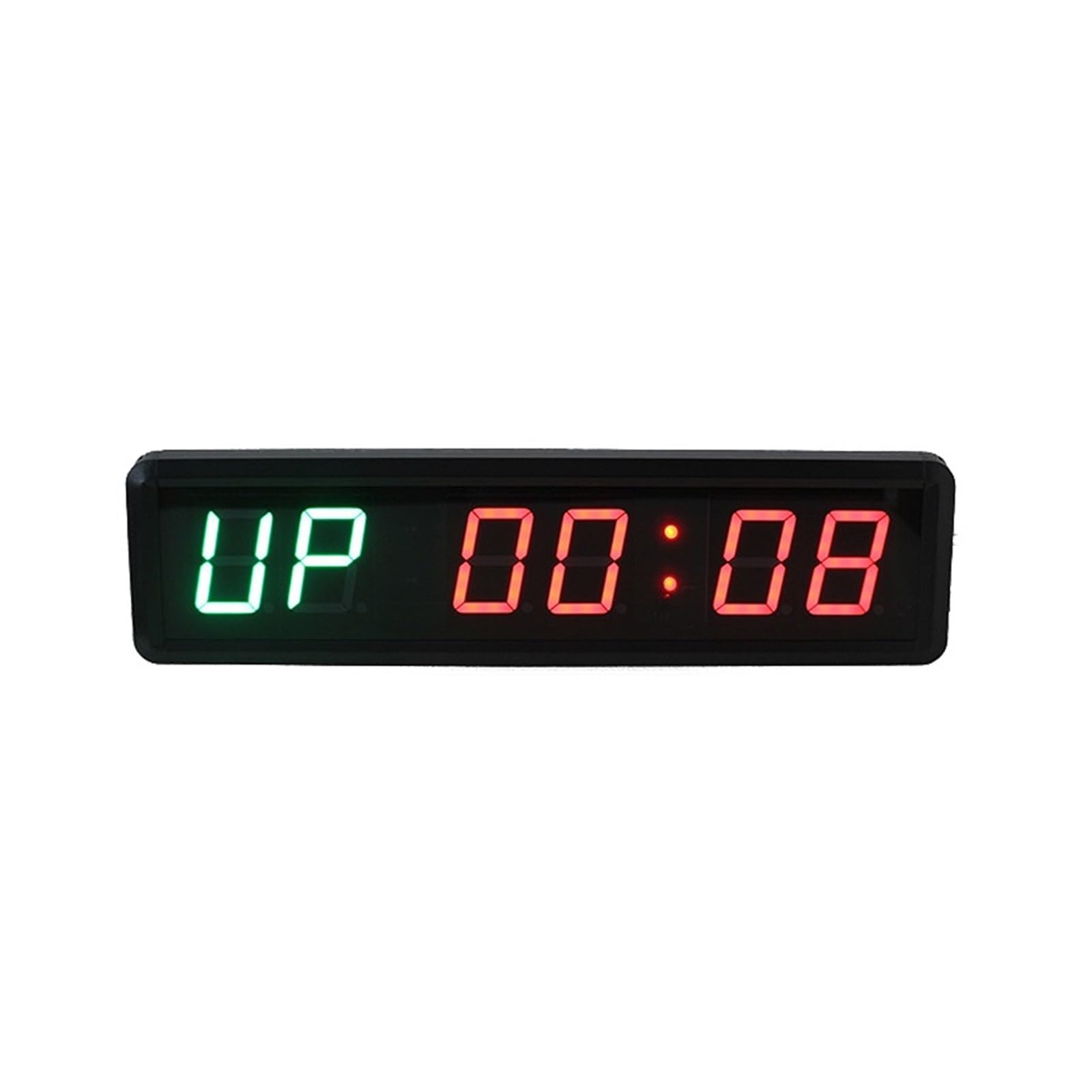 Timer palestra, Orologio For Esercizi Indoor Con Timer For Allenamento A Intervalli Di Palestra Multifunzionale Montato A Parete(Groen)