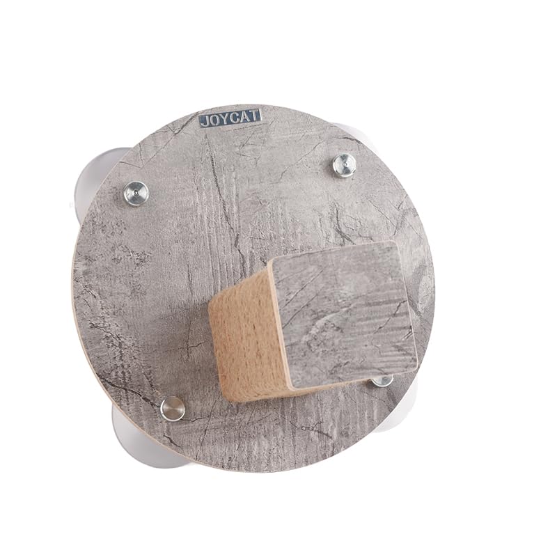 Tiragraffi a torre per gatti, parete in vetro, grande cuscinetto di carico per prevenire lo slittamento, inodore, ventosa, per casa, colonna corta, 30 x 30 x 25 cm