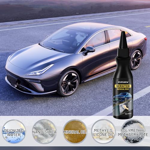 KUIRUNRX® Creme zur Reparatur von Autokratzern, Auto Kratzerentferner für Fahrzeuge für Lackkratzer Reparatur, auf verwitterten und ungepflegten Lacken (100ML)