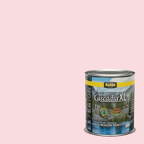 Vista 124 de Rodda Paint CASCADIA ZERO - Pintura satinada e imprimación para interiores en uno, 1 galón, Lady Flower Flor de señora