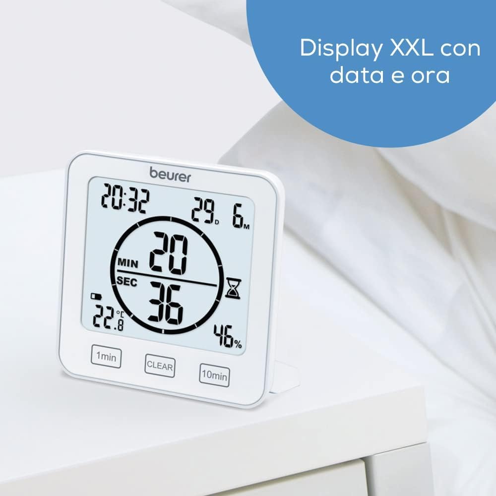 TERMOIGROMETRO DIGITALE CON SONDA PER CONTROLLO UMIDITA' E TEMPERATURA