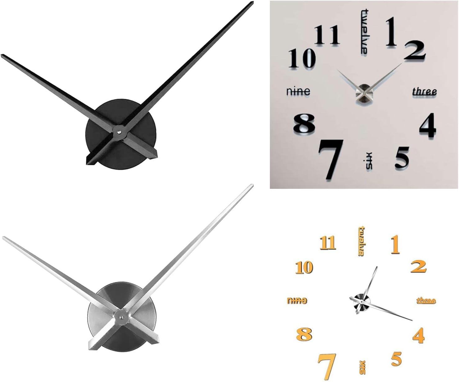 CLUB BOLLYWOOD® Clock Movement Clock Accessories Long Shaft for Office Kitchen Bedroom Black|Home & Garden | Home D?©cor | Clocks |1 Movement