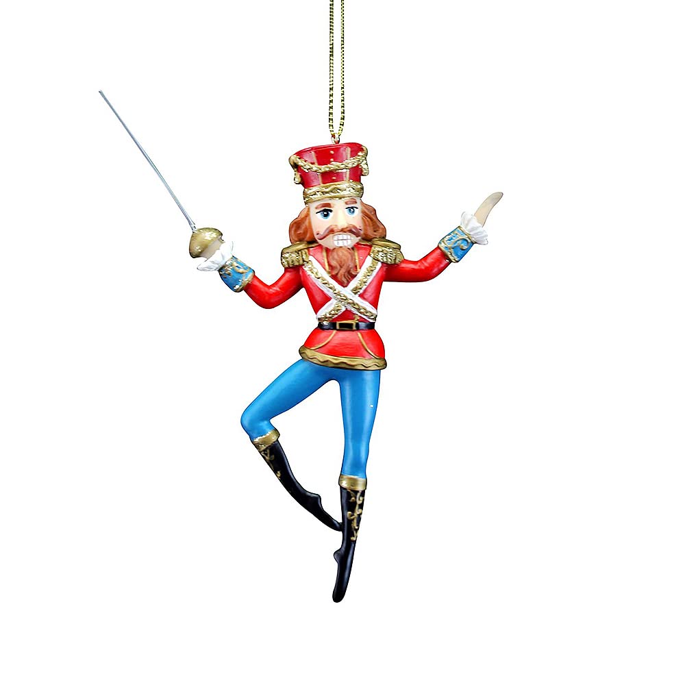 Crafty Capers Red Nutcracker Ballet Hanging Ornament | Christmas Tree Decorations | Gisela Graham