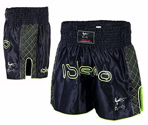Islero Muay Thai Fight Shorts MMA Kick Boxing Grappling Martial Arts Gear UFC Men (XL)