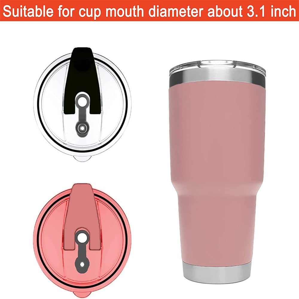 Ersatzdeckel Für Trinkgläser – Auslaufsicher, BPA-frei, 590 Ml, Für 8,2 Cm Glasrand – Inkl. Schiebeknopf