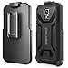 Encased® Samsung Galaxy S5 "Hero Series" Case & Belt Clip (Quick-release Holster Design) (Black)