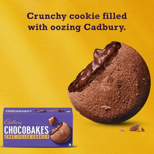 Image of Cadbury Chocobakes ChocFilled Cookies,126.5 g (Pack of 4)