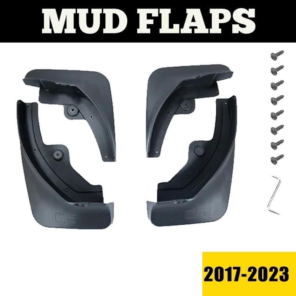 Auto Parts Mudguard for Citroen C5 Aircross 2017-2023 2018 2019 2020 ABS Fender Mudflap Mud Guard Splash Flaps Car Accessories