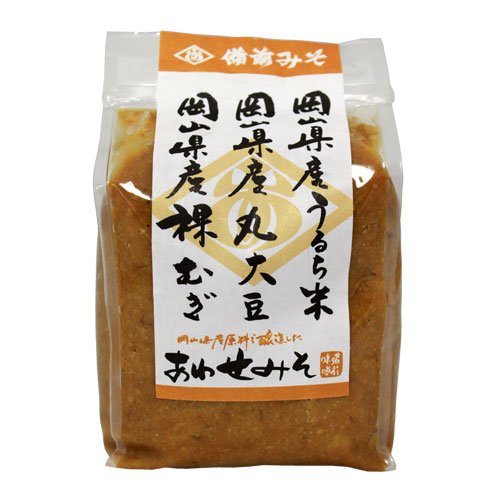 備前味噌 岡山県産あわせみそ 1kg 備前味噌 岡山県産あわせみそ 1kg
