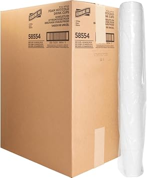 Genuine Joe Hot/Cold 16oz Foam Cups Pack of 500