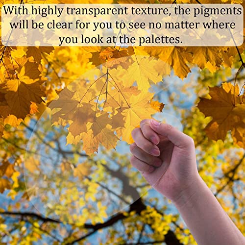 Palette aquarelle transparente ovale pour ateliers d'art