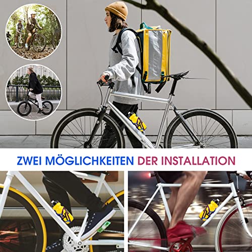 West Biking Flaschenhalter Fahrrad, langlebige ultraleichte Kunststoff Wasserflaschenhalter, leichte PC Getränkehalter für Fahrrad, Radfahren Flaschenhalter Käfige für MTB, Rennrad, Mountainbikes