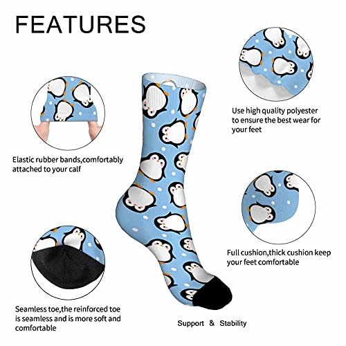 Image of Pehede Socks Mens Fun Dress Socks for Women Funny Novelty Crazy Design Socks