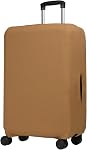 PATIKIL Luggage Cover, Suitcases Covers Elastic Carry on Protector Washable Scratch-Resistant Fits 18-21 Inch Luggage for Travel Business Trips, Dark Brown