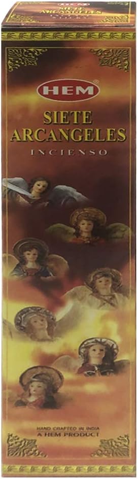7 Archangels Incense Sticks Variety Pack and Incense Stick Holder Bundle for Los Siete Arcangeles