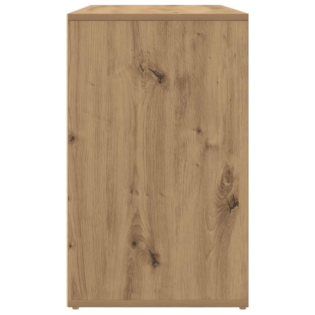 Armoire à vêtements Artisan en chêne 80 x 40 x 65 cm avec beaucoup d'espace de rangement, étagère et porte, étagère polyvalente pour chambre à coucher, couloir, bureau, garde-robe et salon