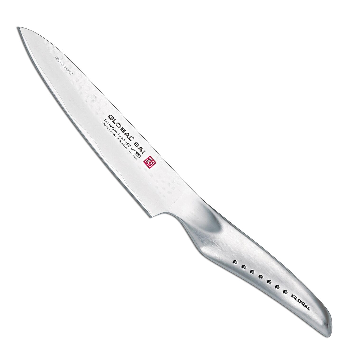Sai-M02 Utility Knife, 6", Silver