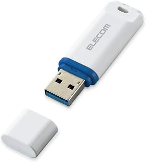 Elecom 宜丽客 USB存储器 16GB 支持USB3.2(Gen1) 盖式 附带恢复数据服务 白色 MF-DRU3016GWHR