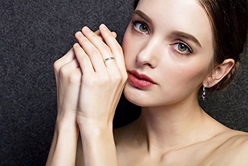 3mm I Love You More Wedding Band Ring in Antique Sterling Silver 925 with US Size 6-82