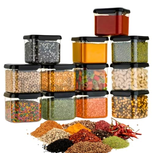 TRENDORA Air-Tight BPA-Free Plastic Storage Container Set, Kitche...